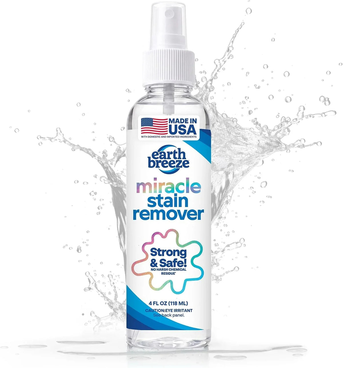 Earth Breeze Miracle Stain Remover Spray 4fl oz. Main image